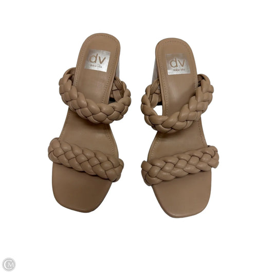 Shoes Heels Block By Dolce Vita In Camouflage Print, Size: 7.5