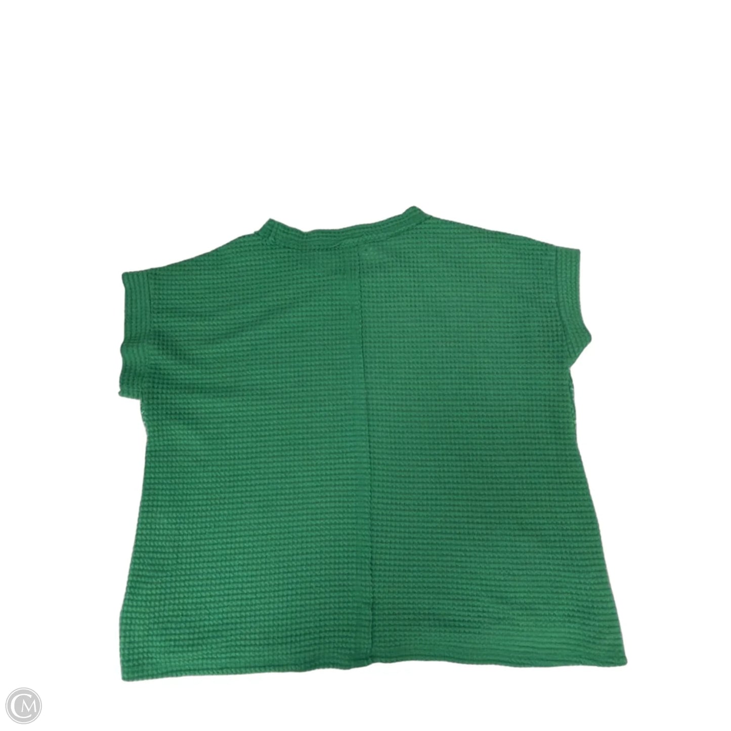 Top Short Sleeve By Zenana In Green, Size: S