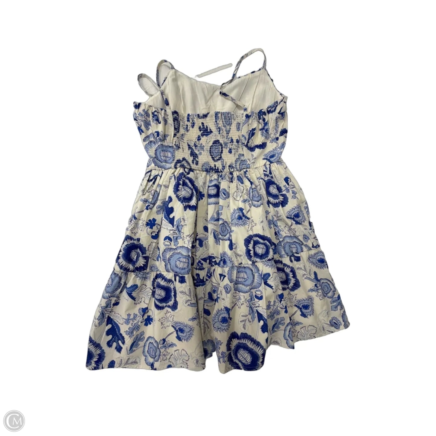 Dress Casual Short By Express In Blue & White, Size: M