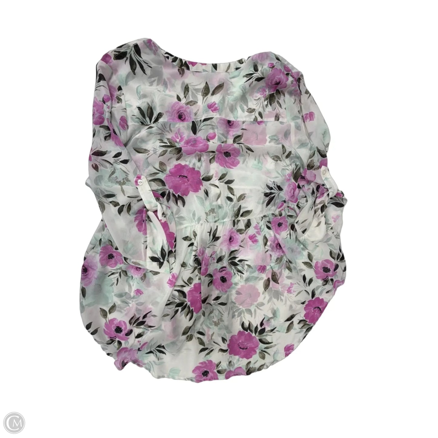 Top Long Sleeve By Torrid In Floral Print, Size: 2x