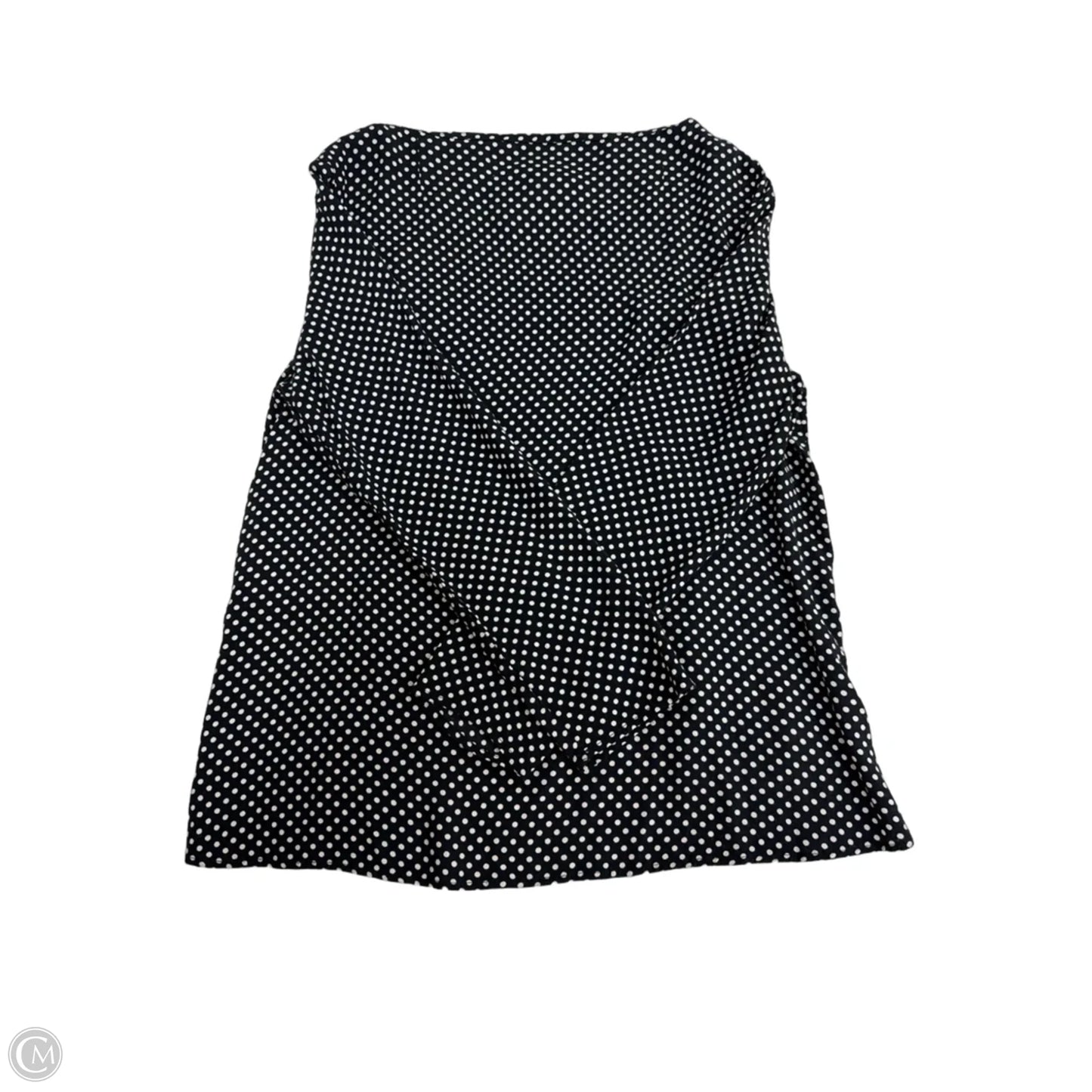Top Long Sleeve By Philosophy In Polkadot Pattern, Size: L