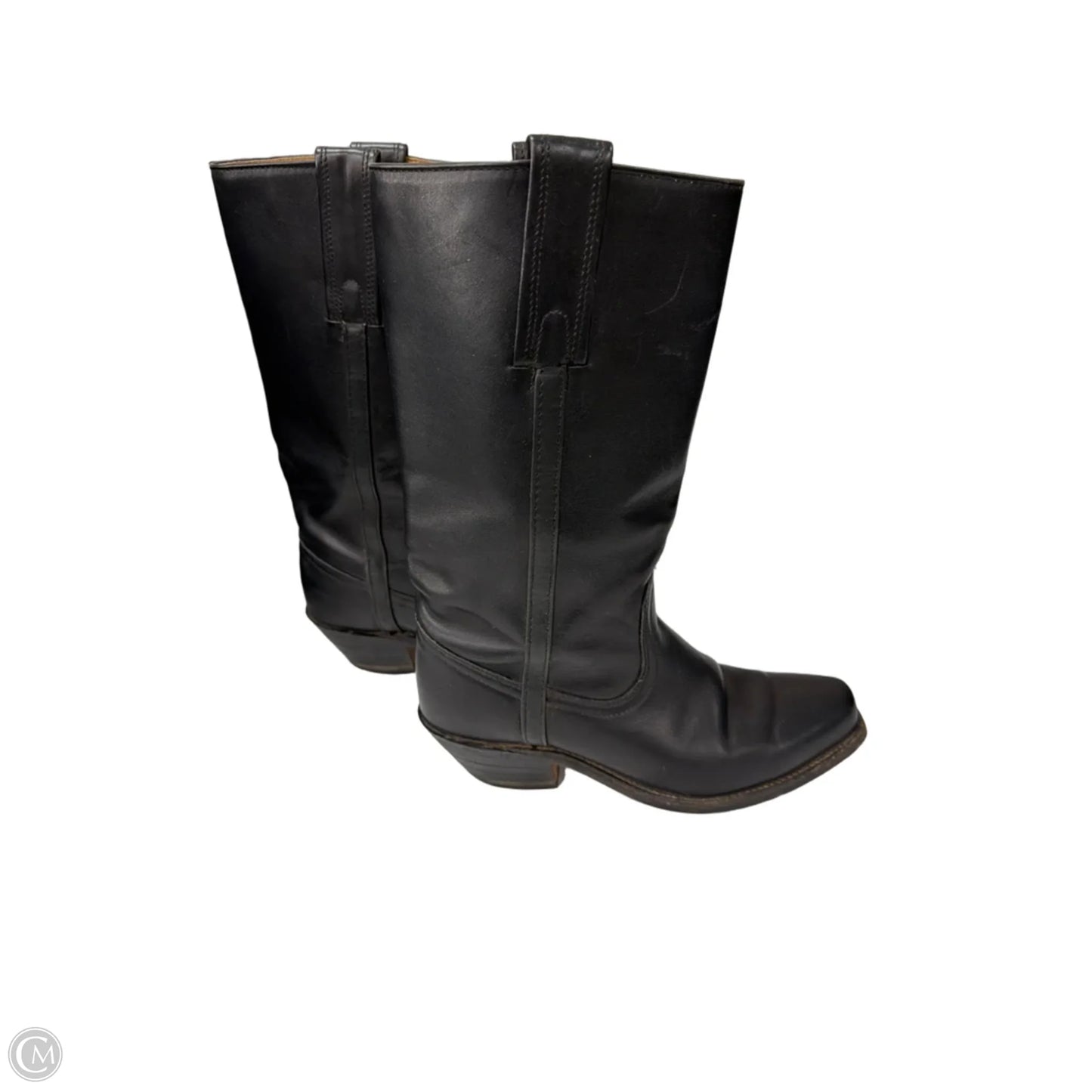 Boots Designer By Frye In Black, Size: 6.5