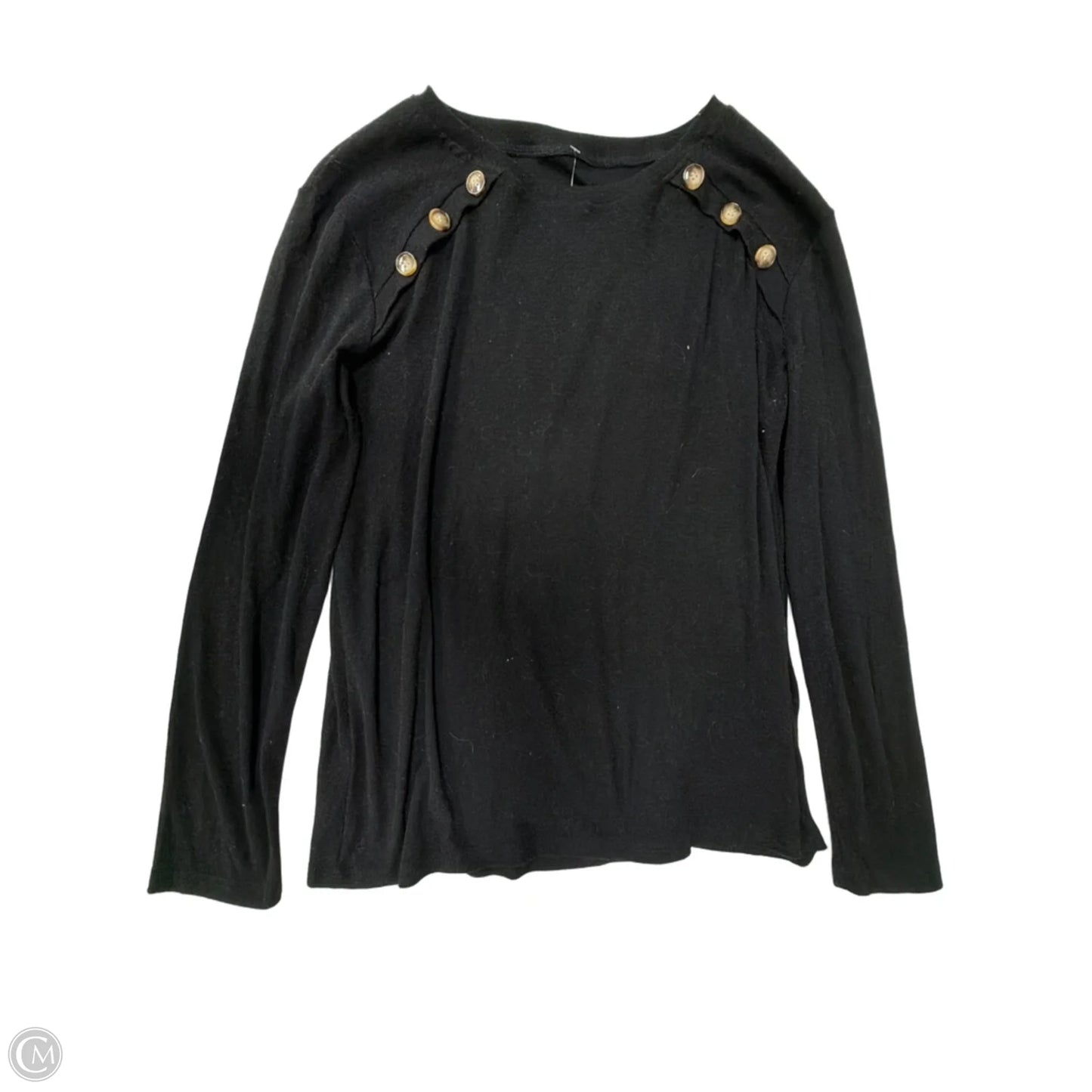 Top Long Sleeve By Clothes Mentor In Black, Size: Xl