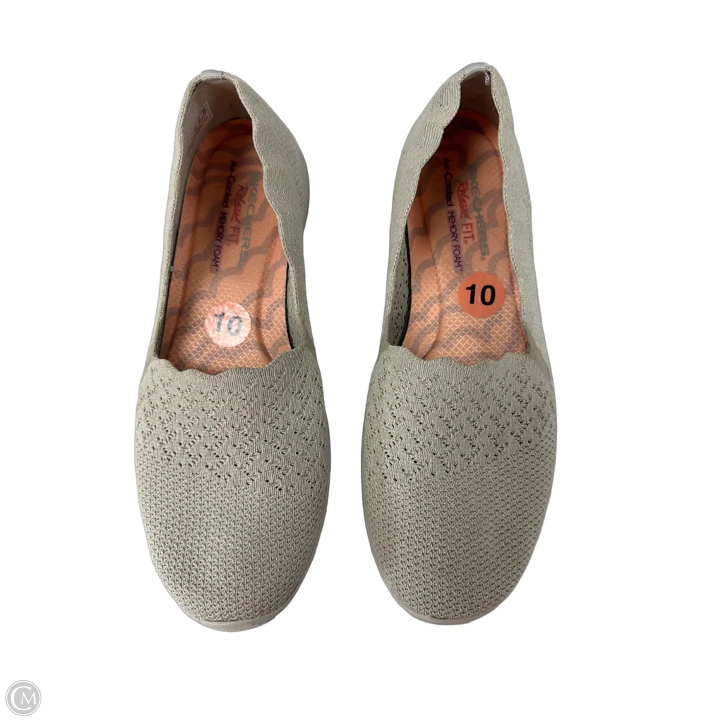 Shoes Flats By Skechers In Tan, Size: 10