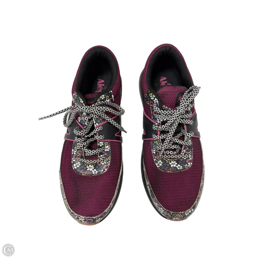 Shoes Sneakers By Alegria In Floral Print, Size: 9