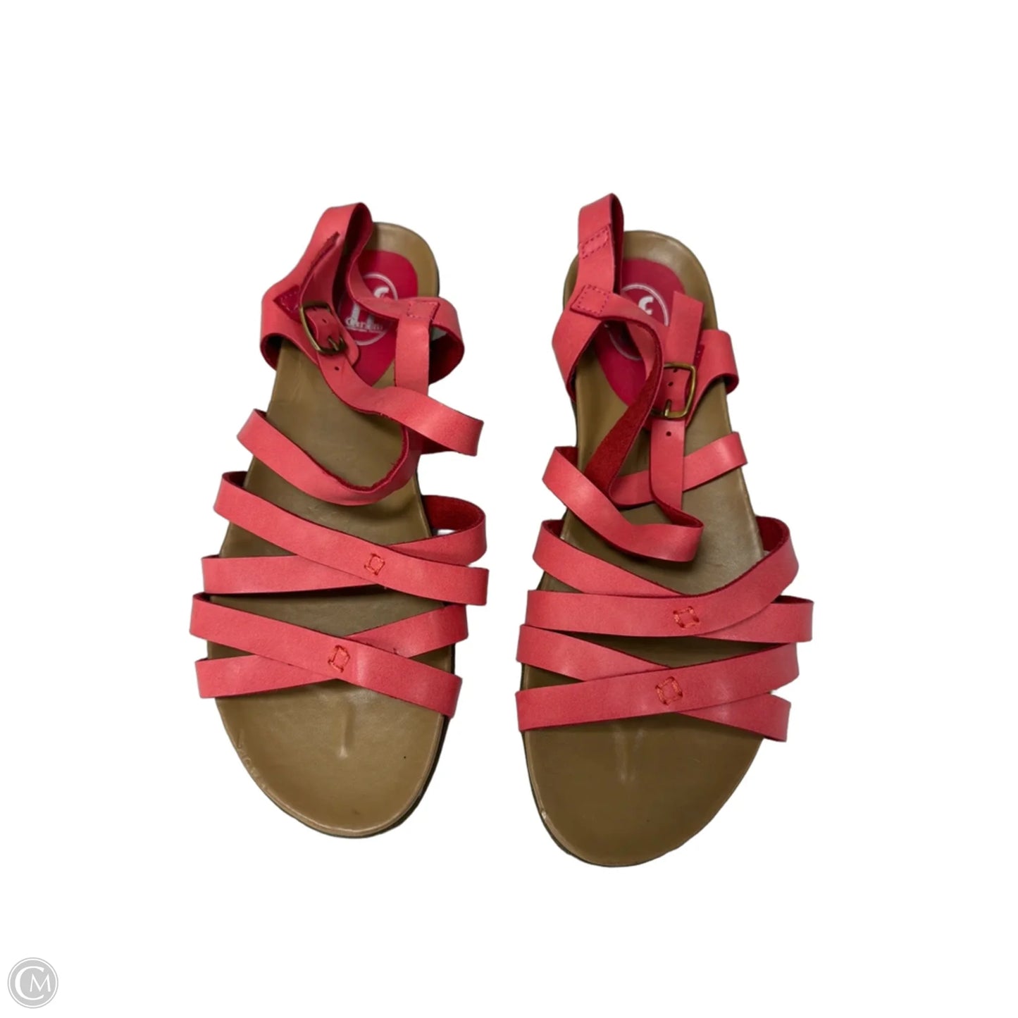 Sandals Flats By Clothes Mentor In Pink, Size: 8