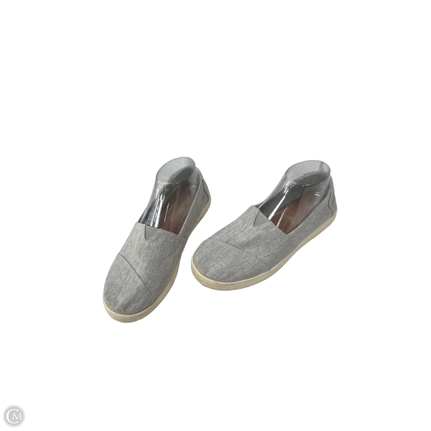 Shoes Flats By Toms In Grey, Size: 8