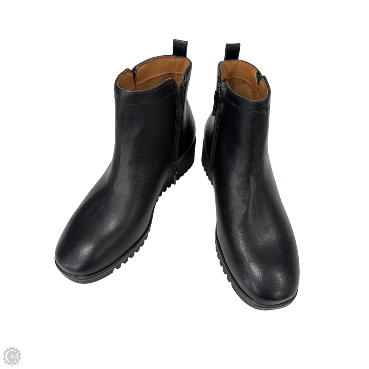Boots Ankle Flats By Sofft In Black, Size: 6.5