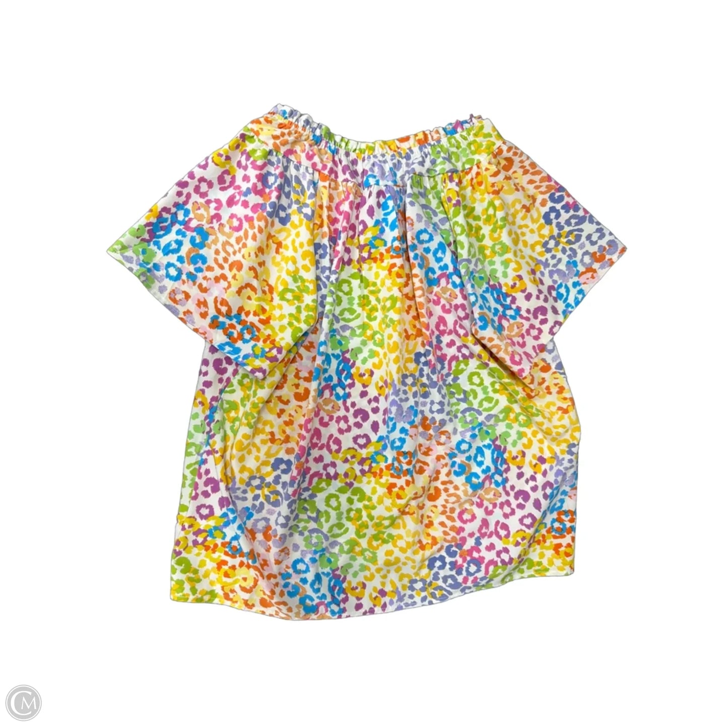 Top Short Sleeve By Emily Wonder In Animal Print, Size: L