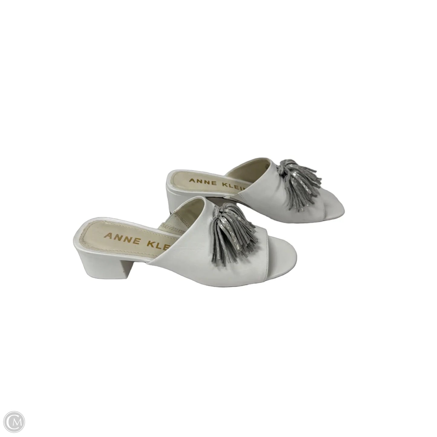 Shoes Heels Block By Anne Klein In White, Size: 7.5