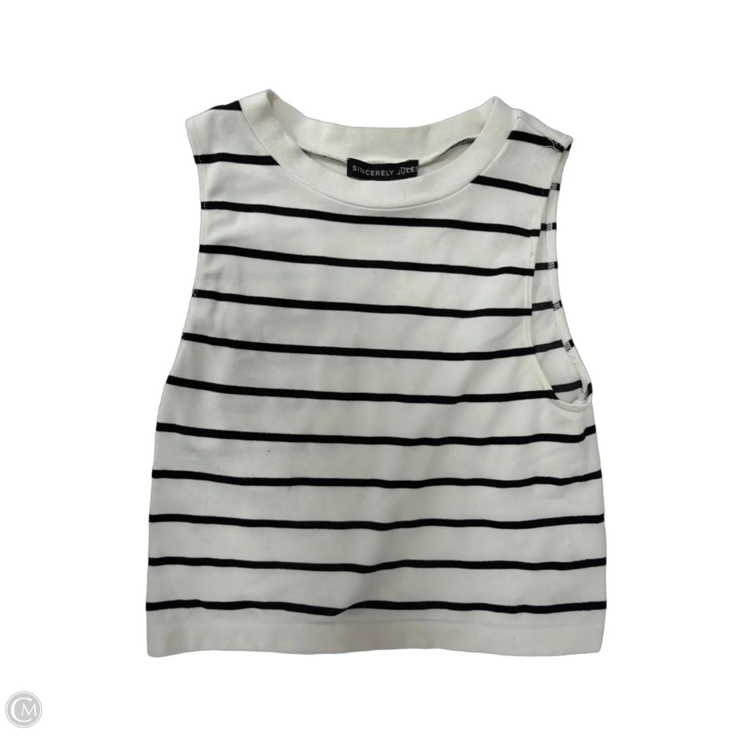Tank Top By Sincerely Jules In Striped Pattern, Size: S