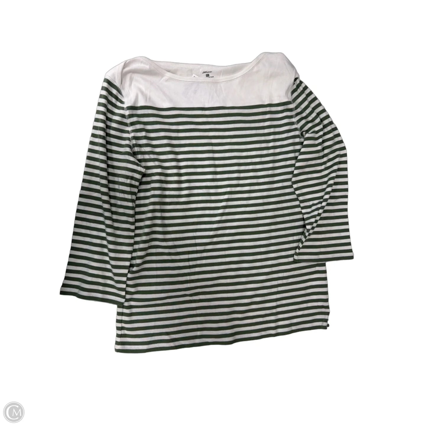 Top Long Sleeve By Clothes Mentor In Striped Pattern, Size: 1x