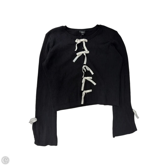 Top Long Sleeve By Express In Black, Size: Xl