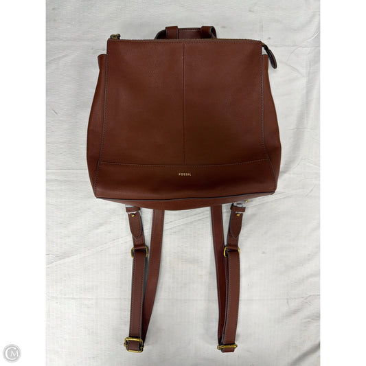 Backpack By Fossil, Size: Medium