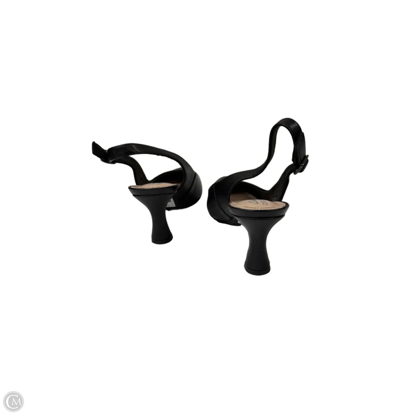 Shoes Heels Kitten By Clarks In Black, Size: 7.5