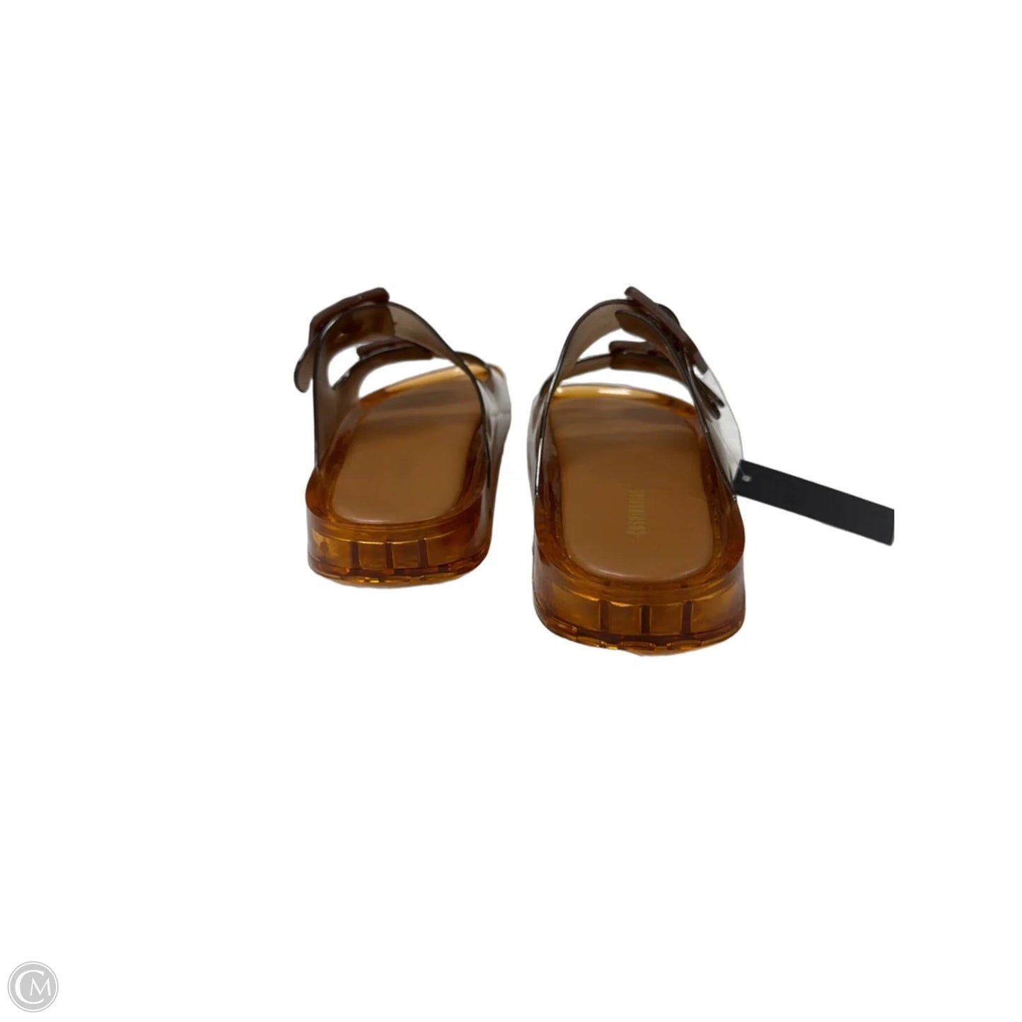 Sandals Flats By Cushionaire In Brown, Size: 10