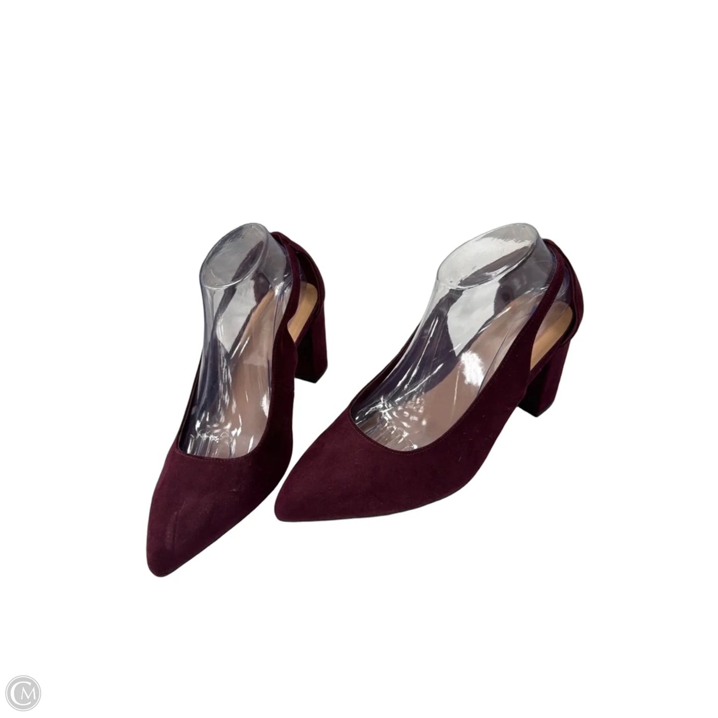 Shoes Heels Block By Torrid In Maroon, Size: 8.5