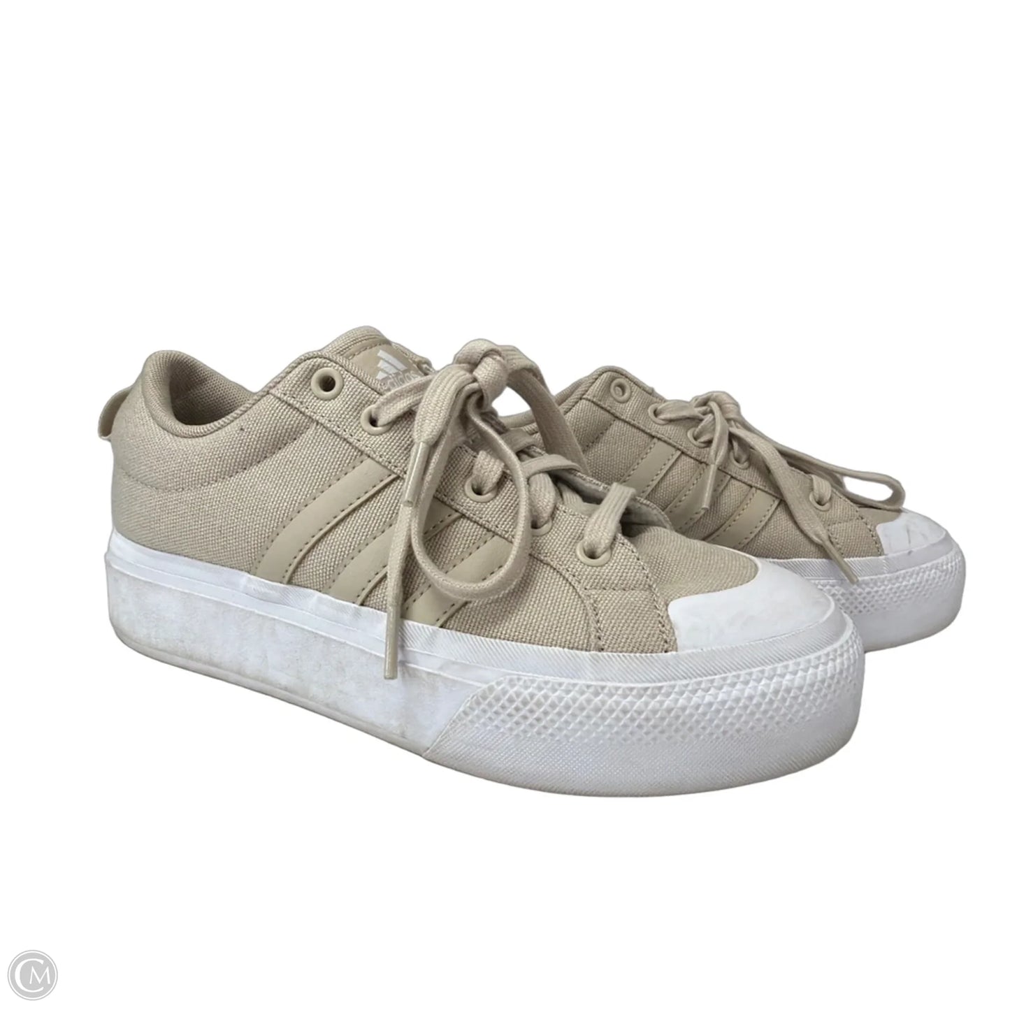 Shoes Sneakers By Adidas In Brown, Size: 7