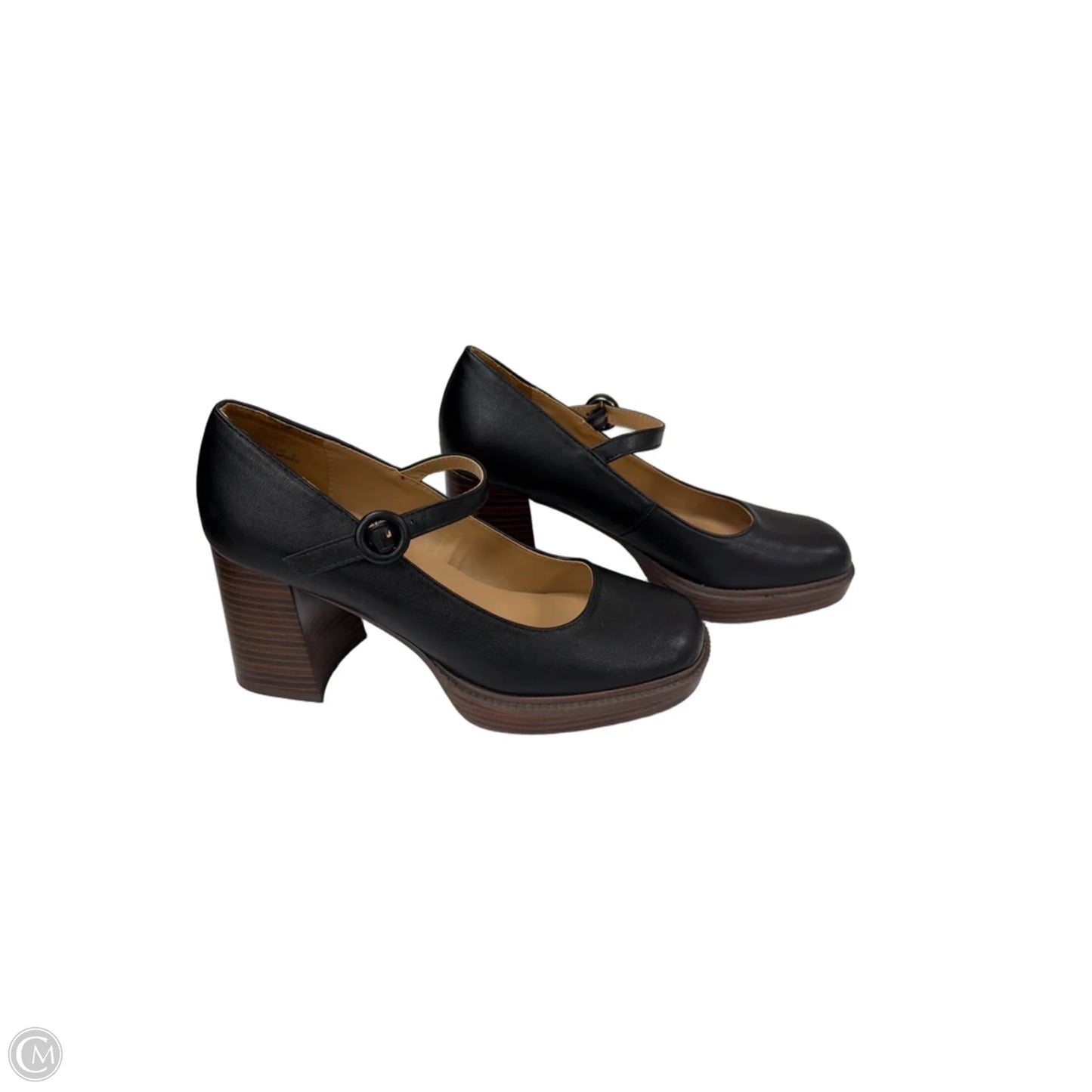 Shoes Heels Block By Bamboo In Black, Size: 9