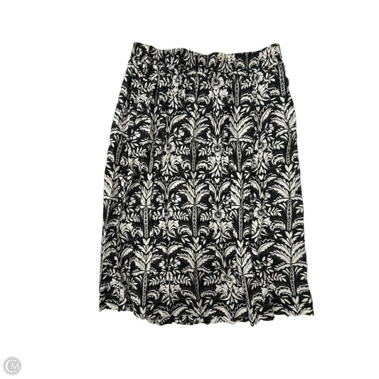 Skirt Maxi By Croft And Barrow In Black & White, Size: 1x