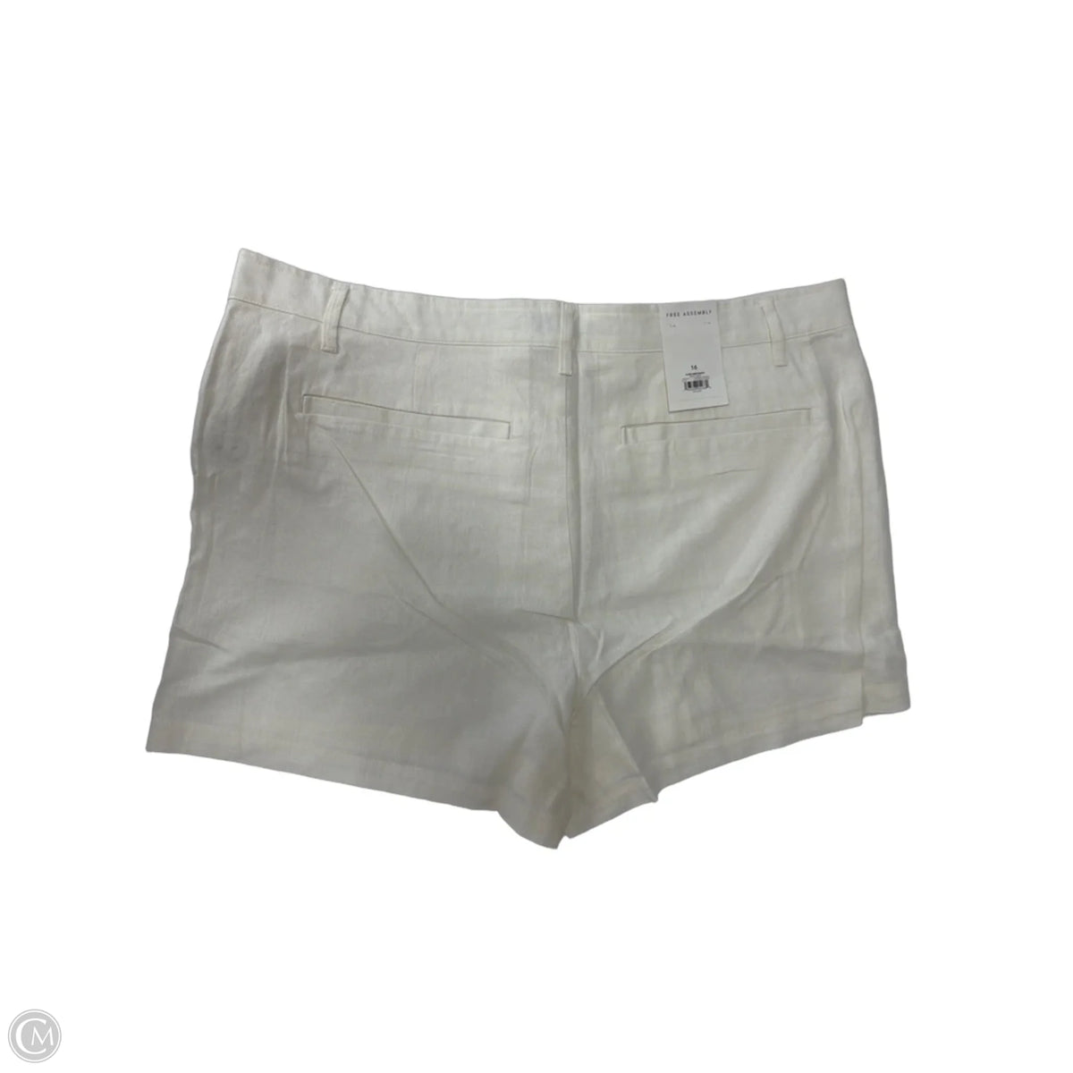 Shorts By Free Assembly In White, Size: 16