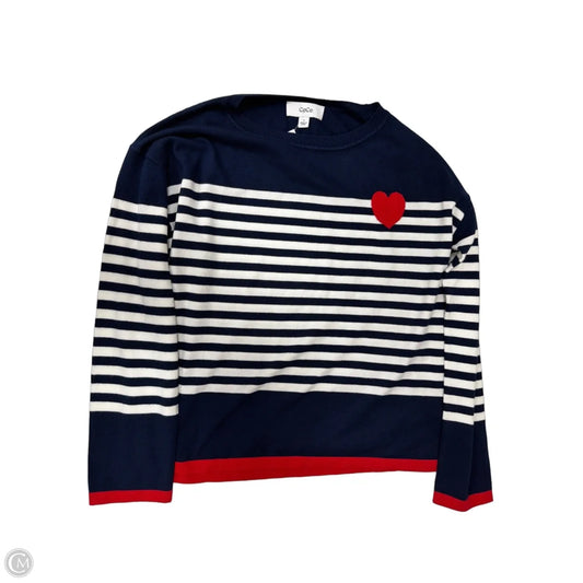 Top Long Sleeve By Cece In Multi-colored, Size: M
