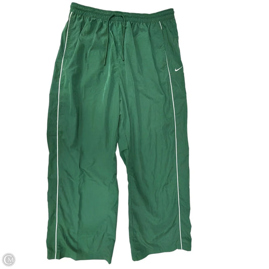 Athletic Pants By Nike Apparel In Green, Size: 1x