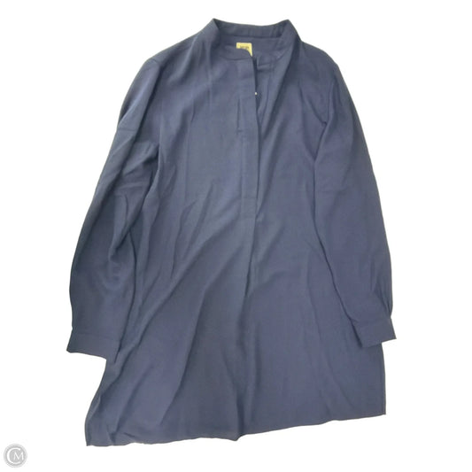Dress Casual Short By Anne Klein In Navy, Size: M
