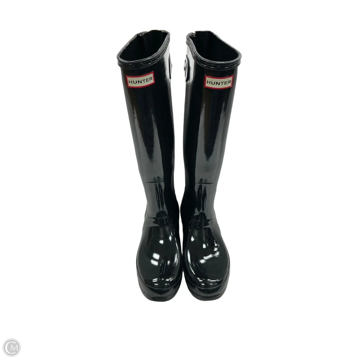 Boots Designer By Hunter In Black, Size: 9