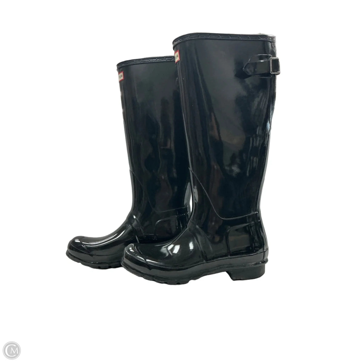 Boots Designer By Hunter In Black, Size: 9