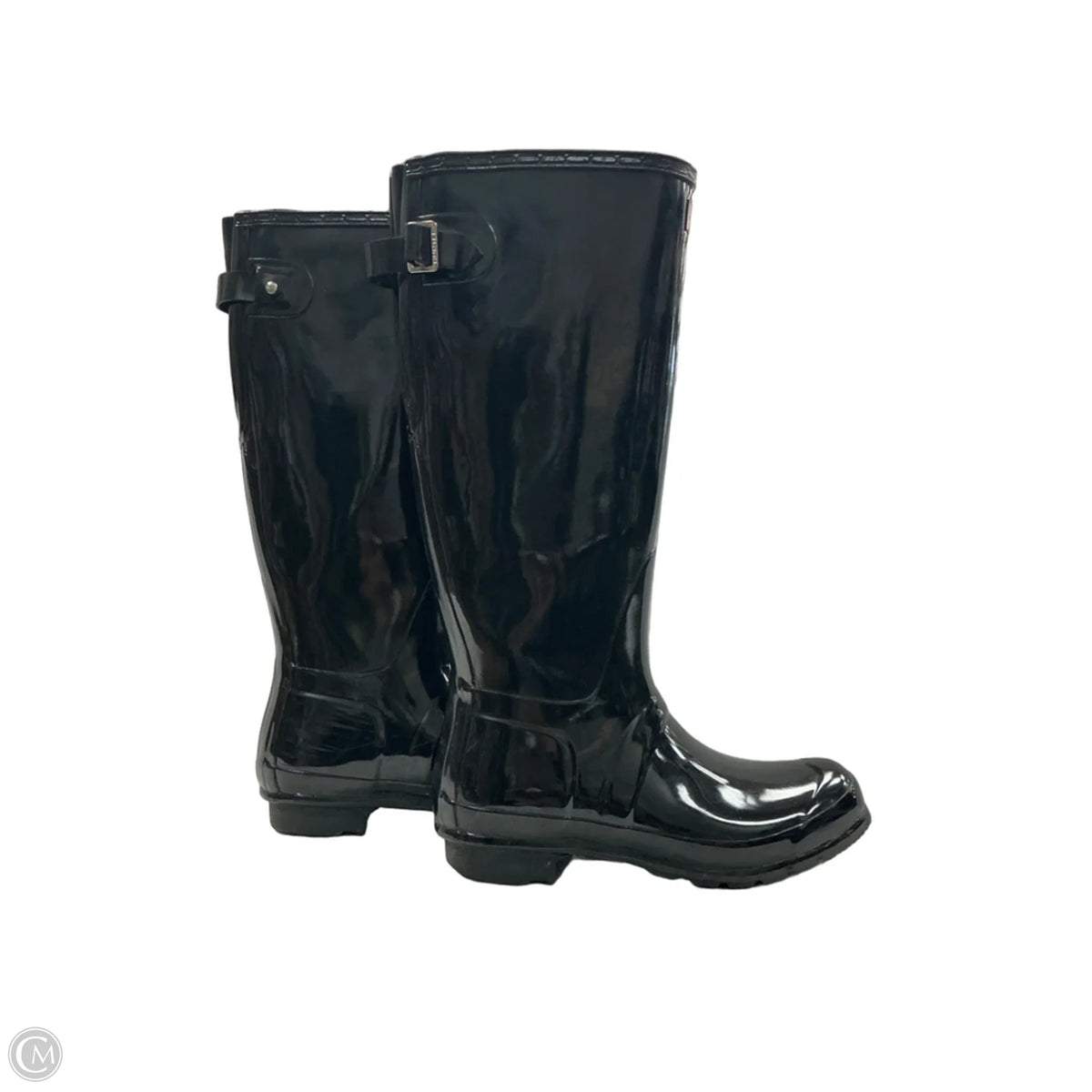 Boots Designer By Hunter In Black, Size: 9
