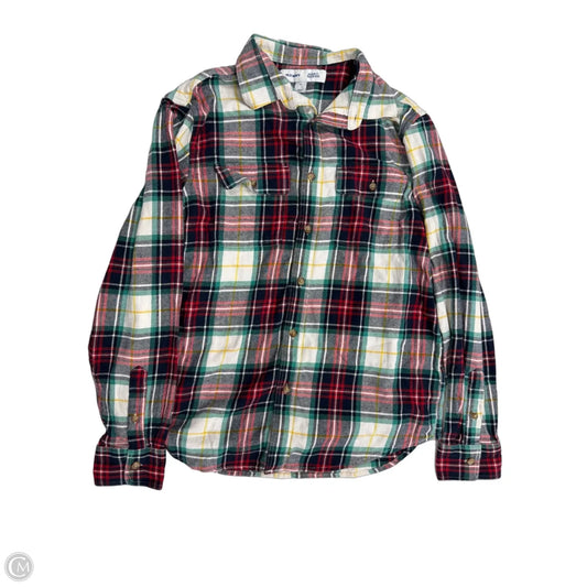 Top Long Sleeve By Olga In Multi-colored, Size: M