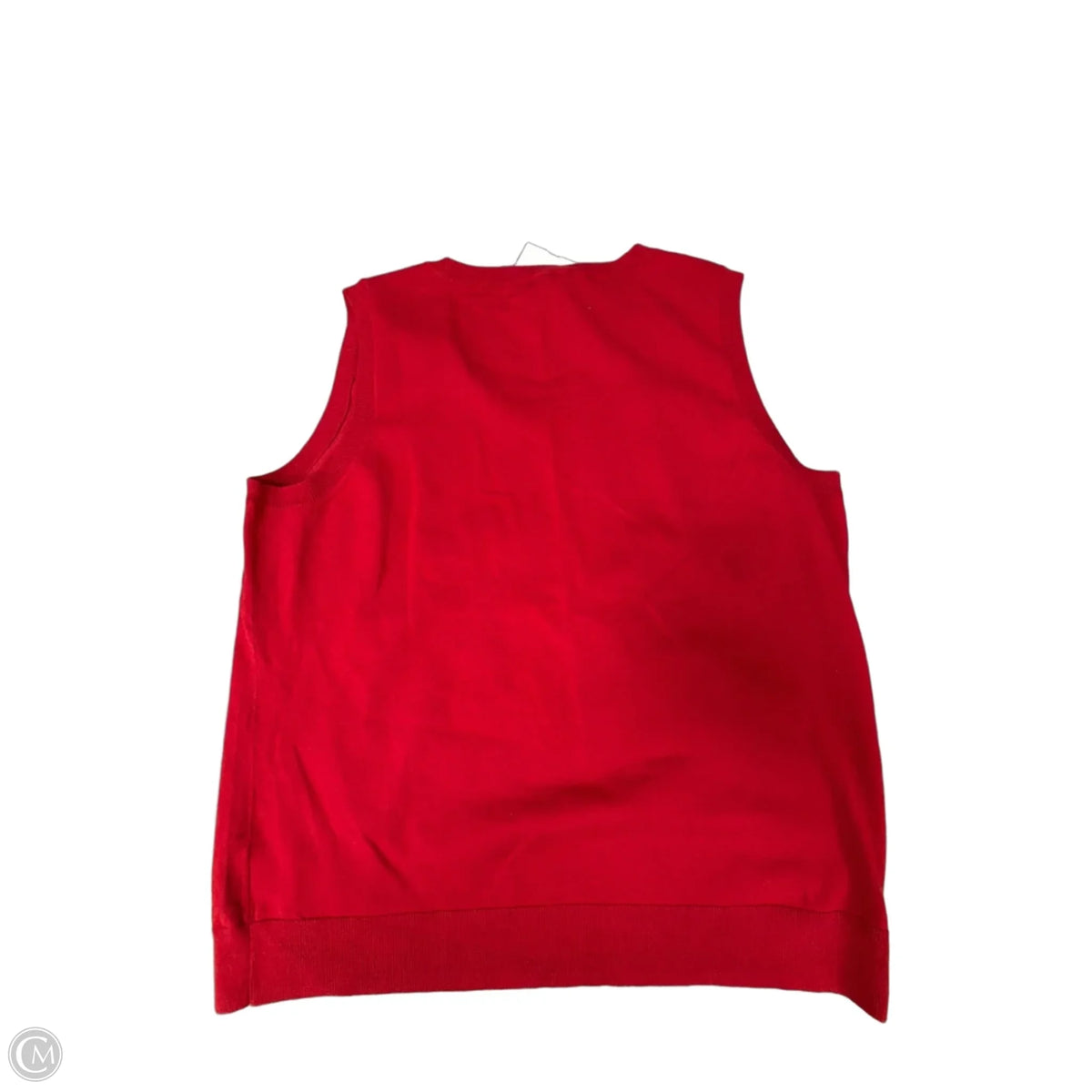 Top Sleeveless By Talbots In Red, Size: 2x