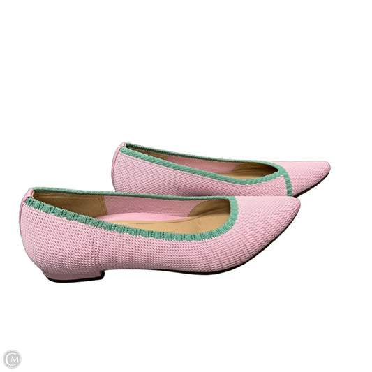 Shoes Flats By Vionic In Green & Pink, Size: 8