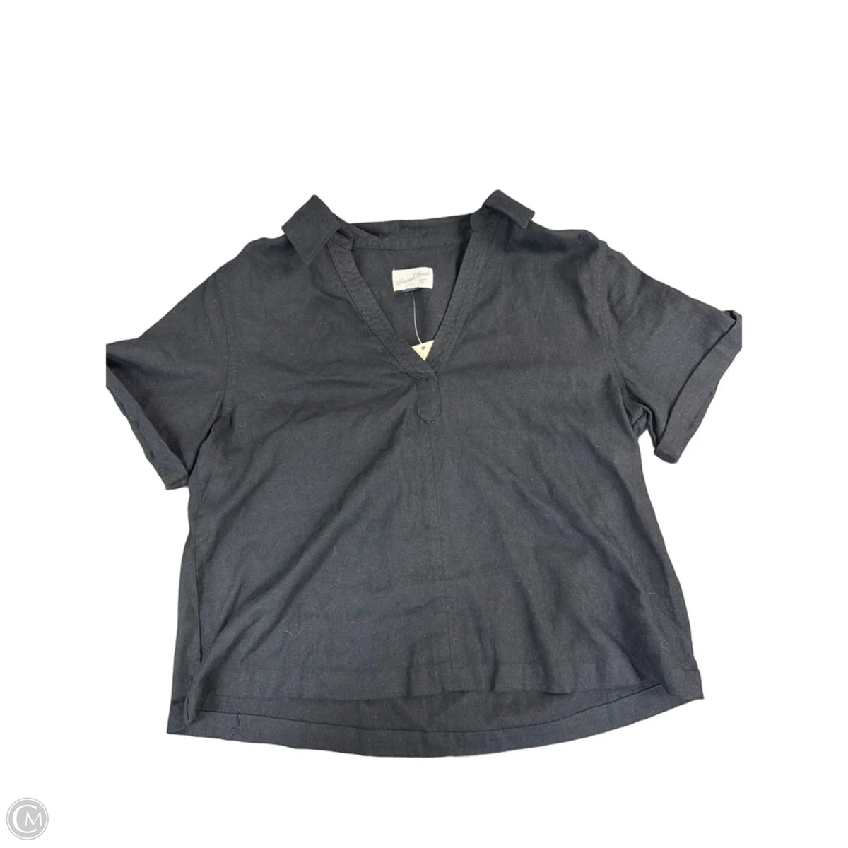 Top Short Sleeve By Universal Thread In Black, Size: M