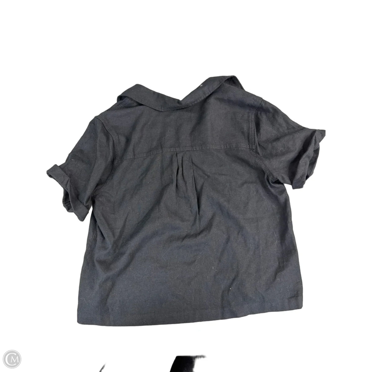 Top Short Sleeve By Universal Thread In Black, Size: M