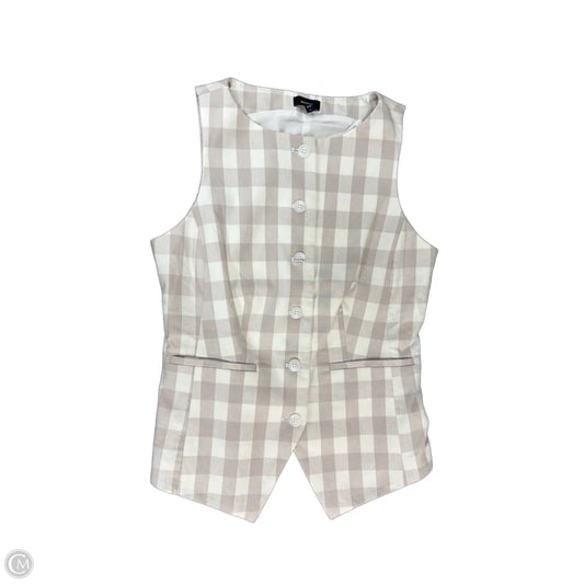 Vest Other By Express In Checkered Pattern, Size: S