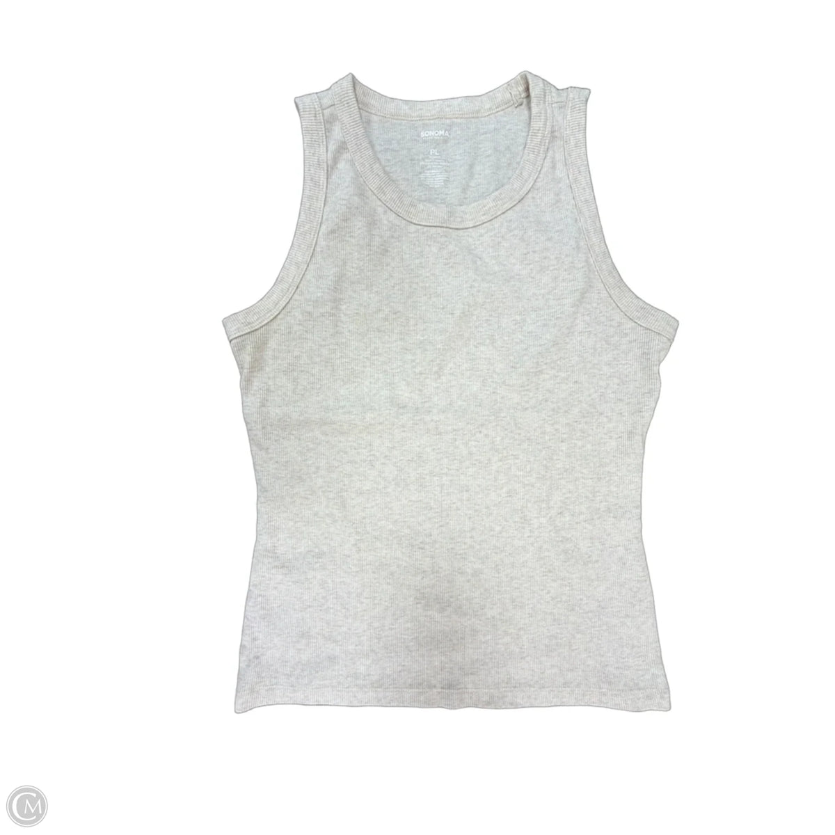 Tank Top By Sonoma In Tan, Size: Lp