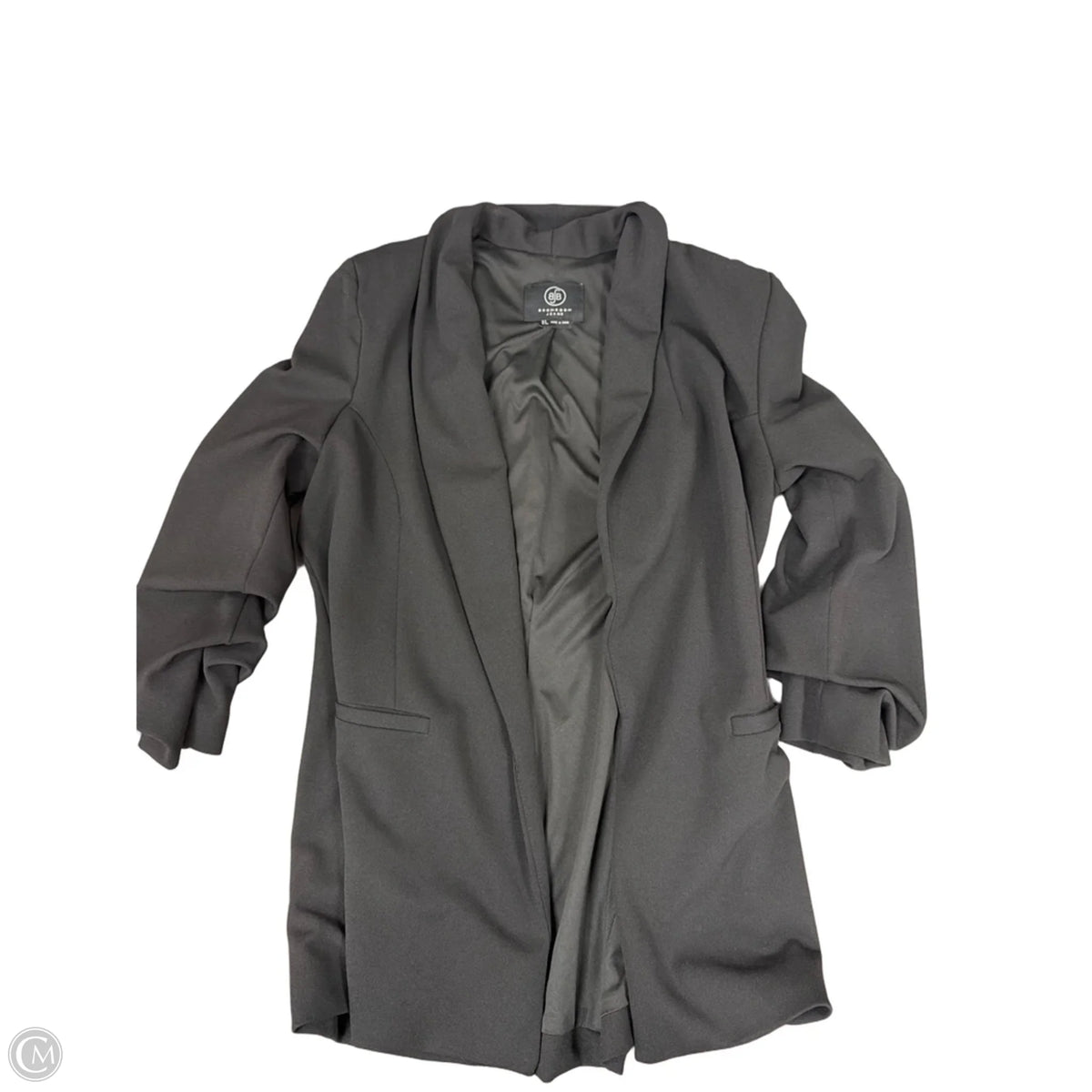 Blazer By Clothes Mentor In Black, Size: L