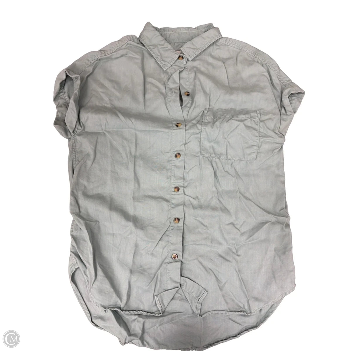 Top Short Sleeve Basic By Lola River In Blue, Size: S
