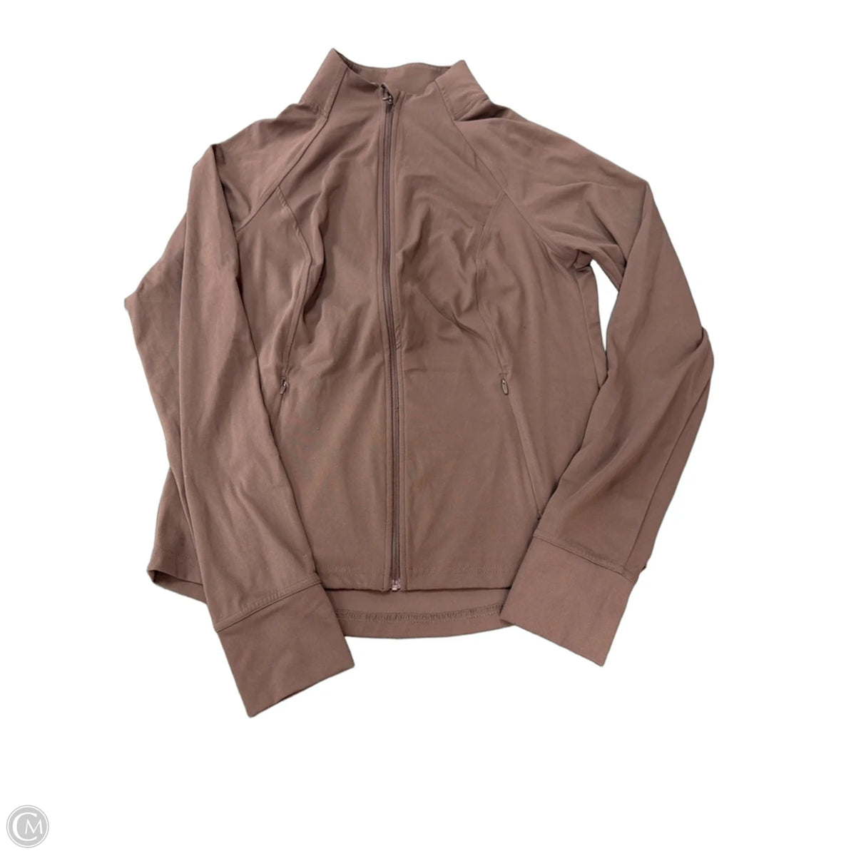 Athletic Jacket By Members Mark In Brown, Size: M