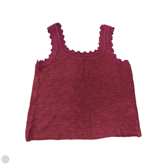 Tank Top By Lc Lauren Conrad In Maroon, Size: S