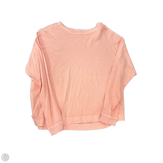 Top Long Sleeve By Old Navy In Peach, Size: M