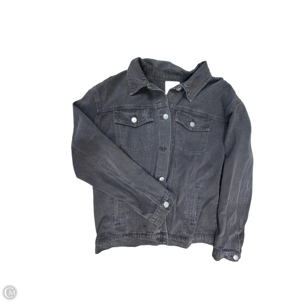 Jacket Denim By Tgla In Black, Size: L