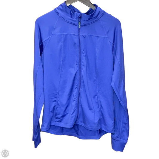 Athletic Jacket By Tek Gear In Purple, Size: Xl