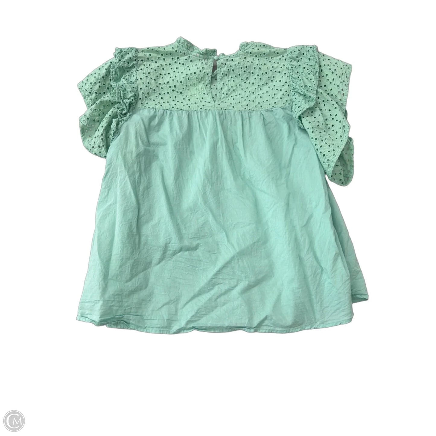 Top Short Sleeve By A New Day In Green, Size: Xl