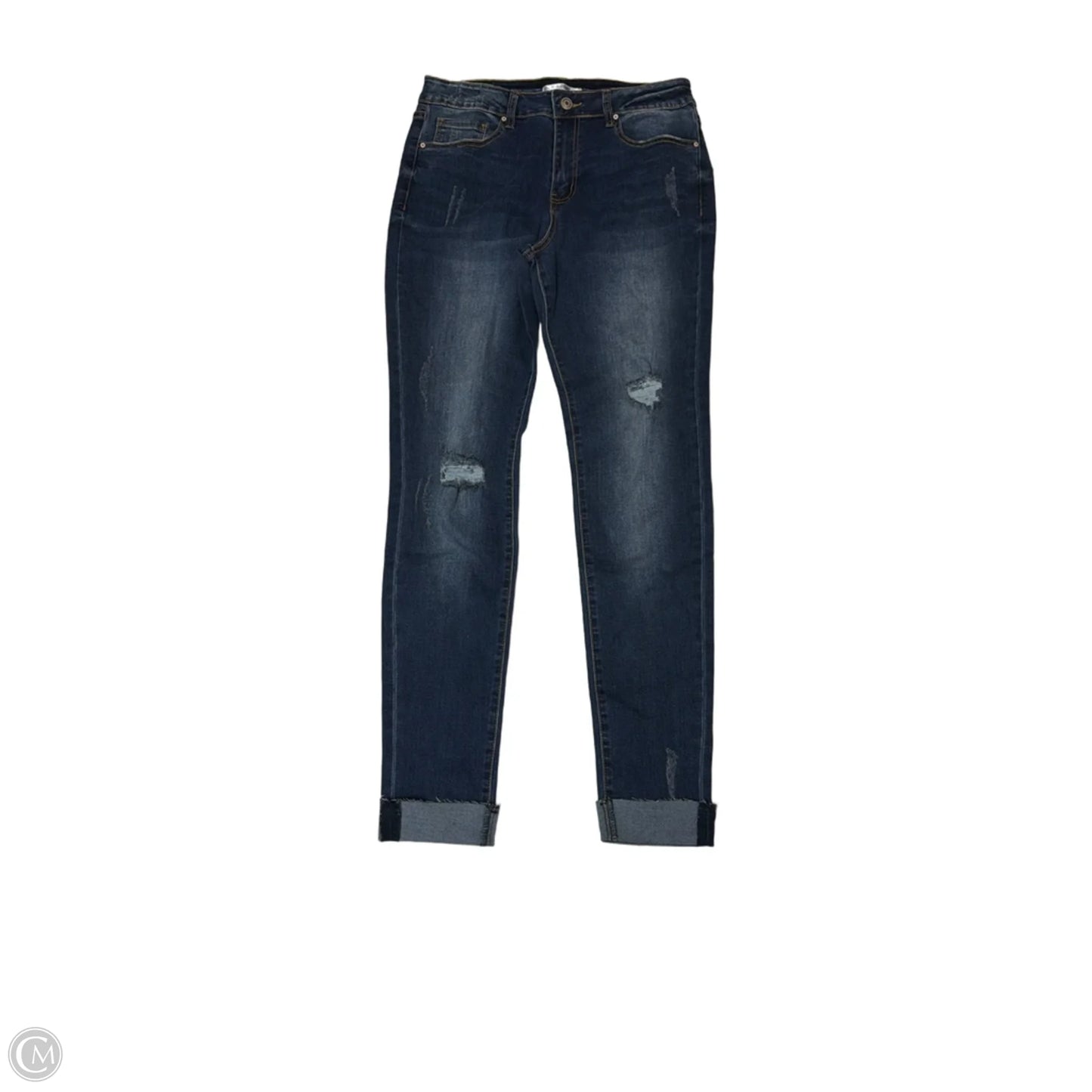 Jeans Skinny By Clothes Mentor In Blue Denim, Size: 12
