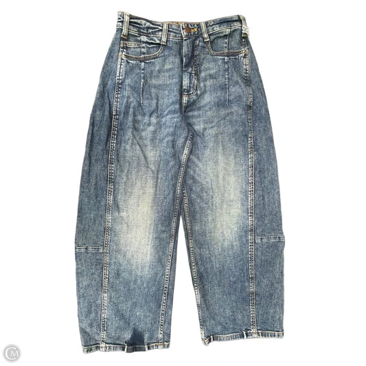 Jeans Wide Leg By Pilcro In Blue Denim, Size: 2