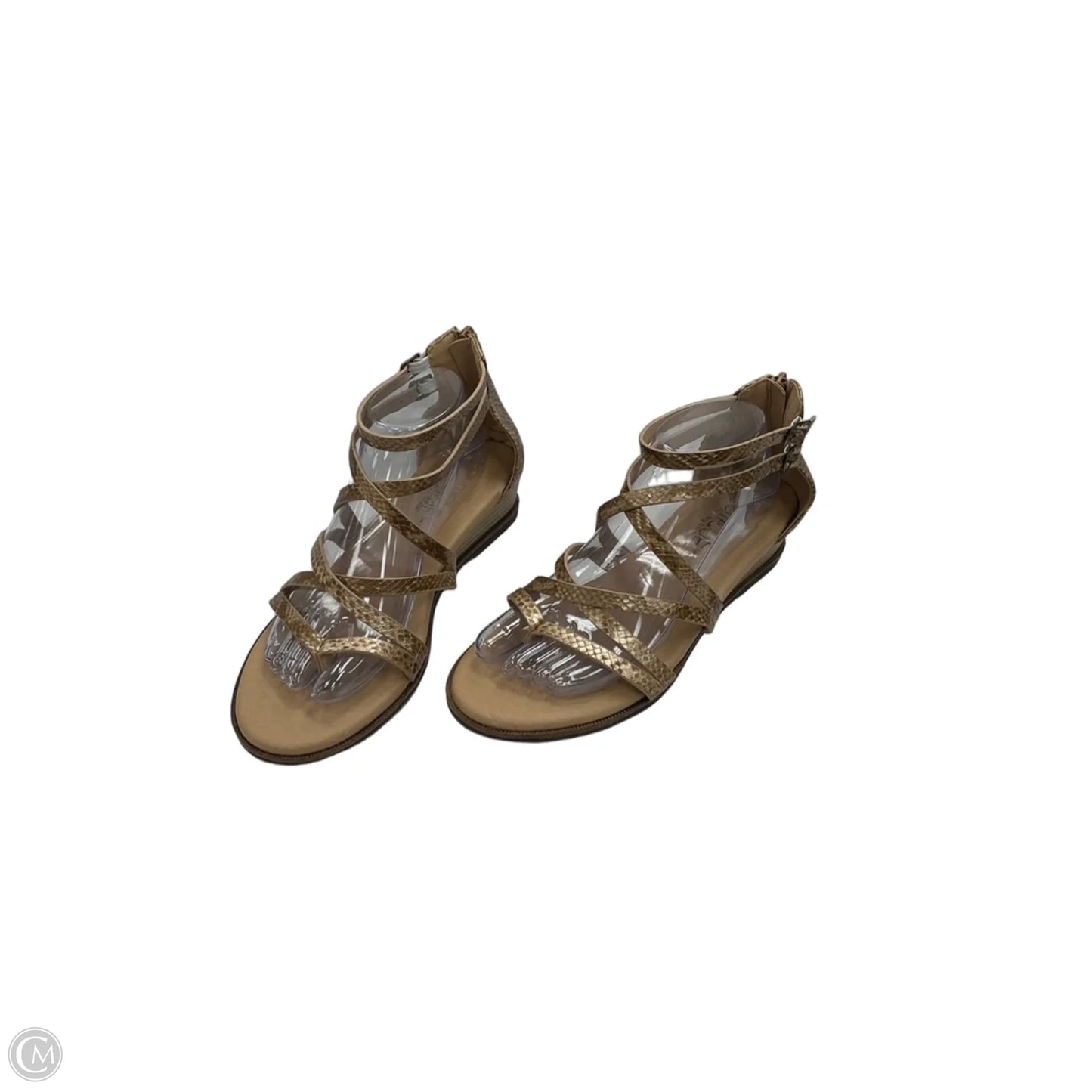 Sandals Flats By Corkys In Bronze, Size: 10