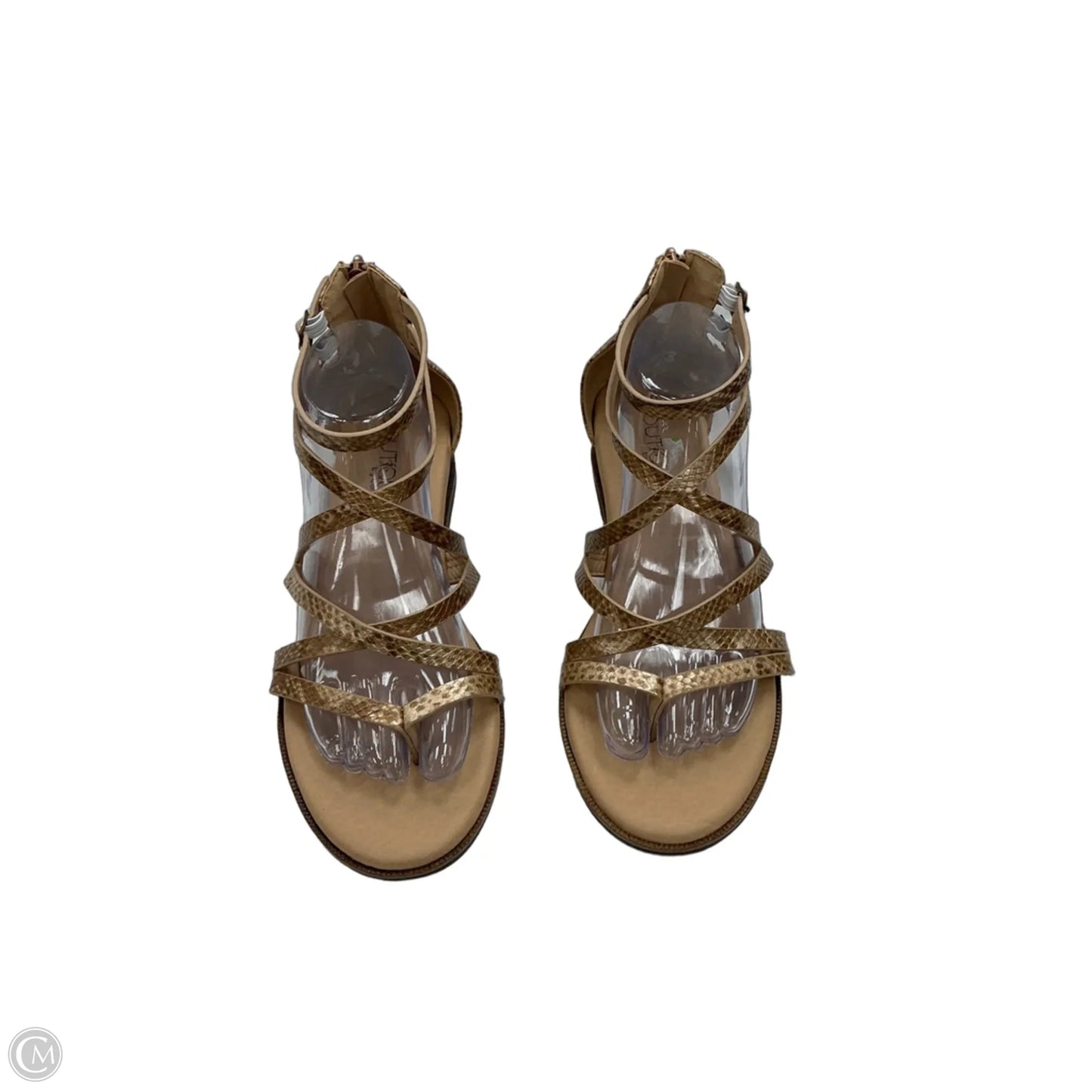 Sandals Flats By Corkys In Bronze, Size: 10